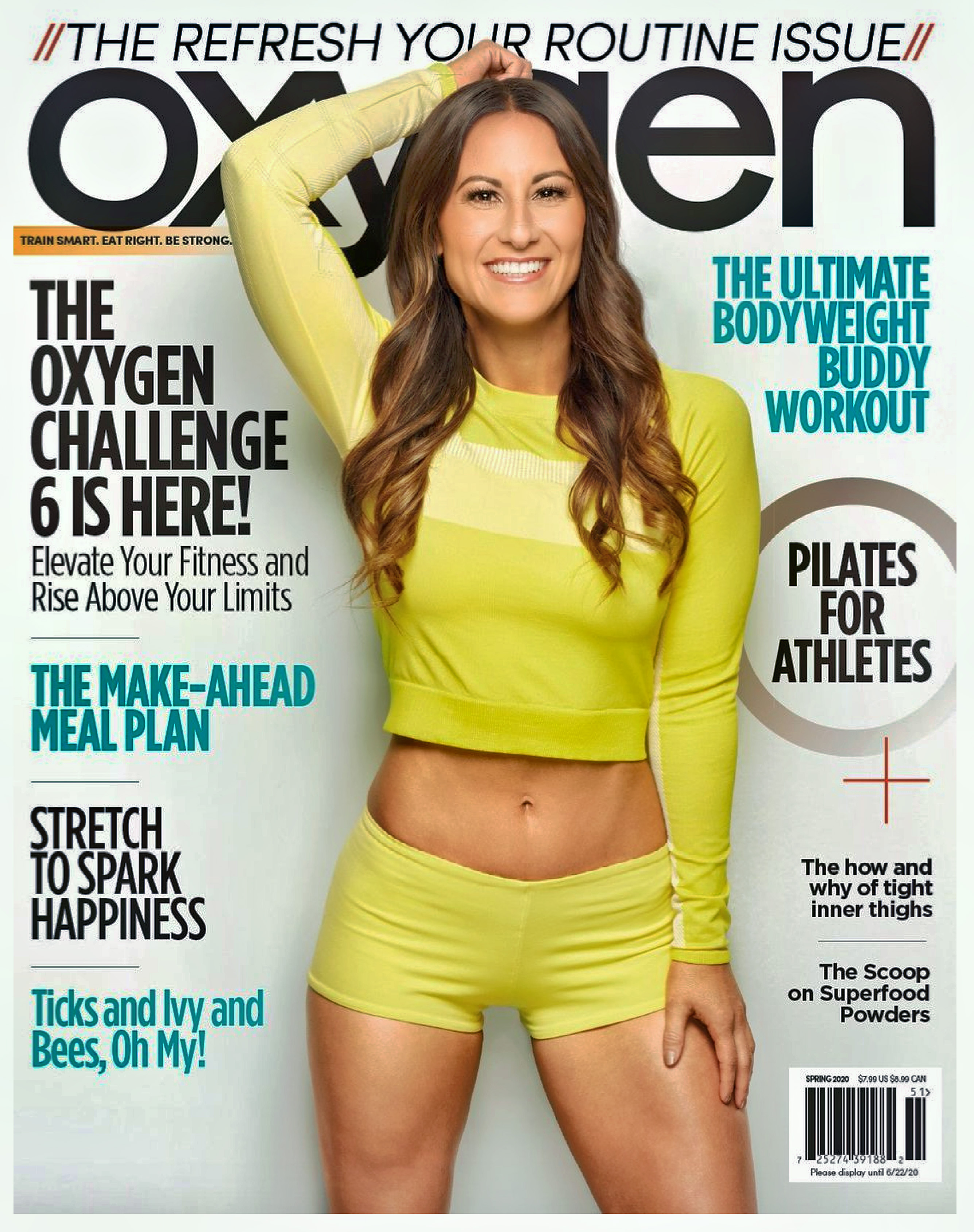 Oxygen magazine cover.