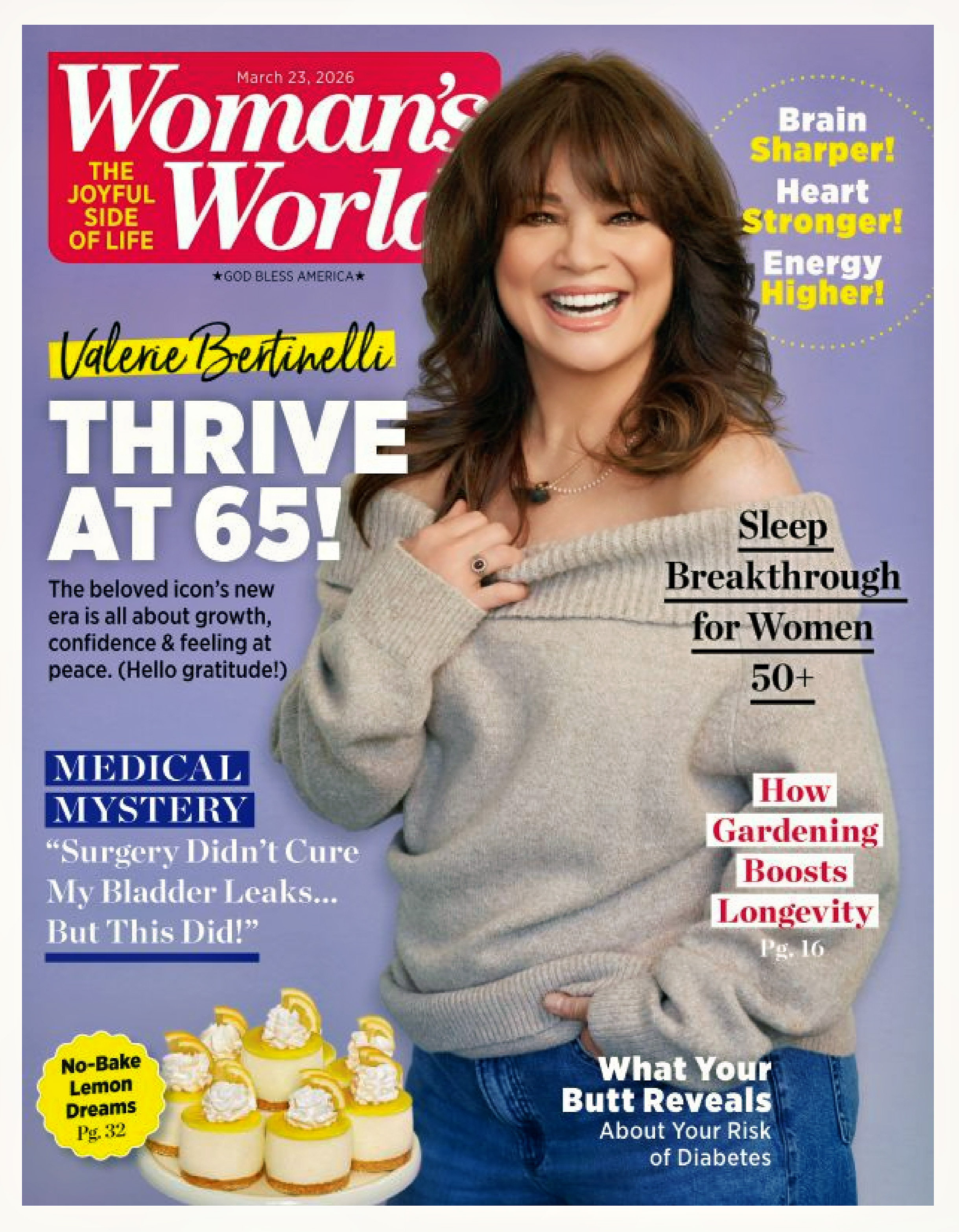 Woman's World magazine cover.