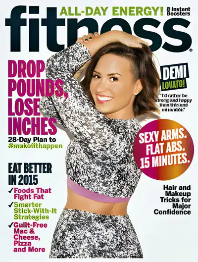 Fitness magazine cover